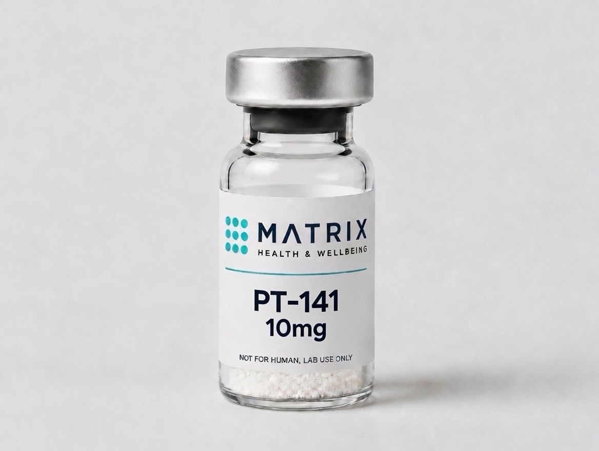 Matrix Health PT-141 10mg vial — lab use only